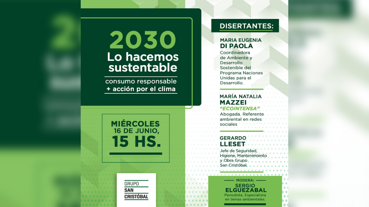 En el marco del Día Mundial del Medioambiente Grupo San Cristóbal organizó un panel de conversación enmarcado dentro de la Agenda 2030 para el Desarrollo Sostenible...