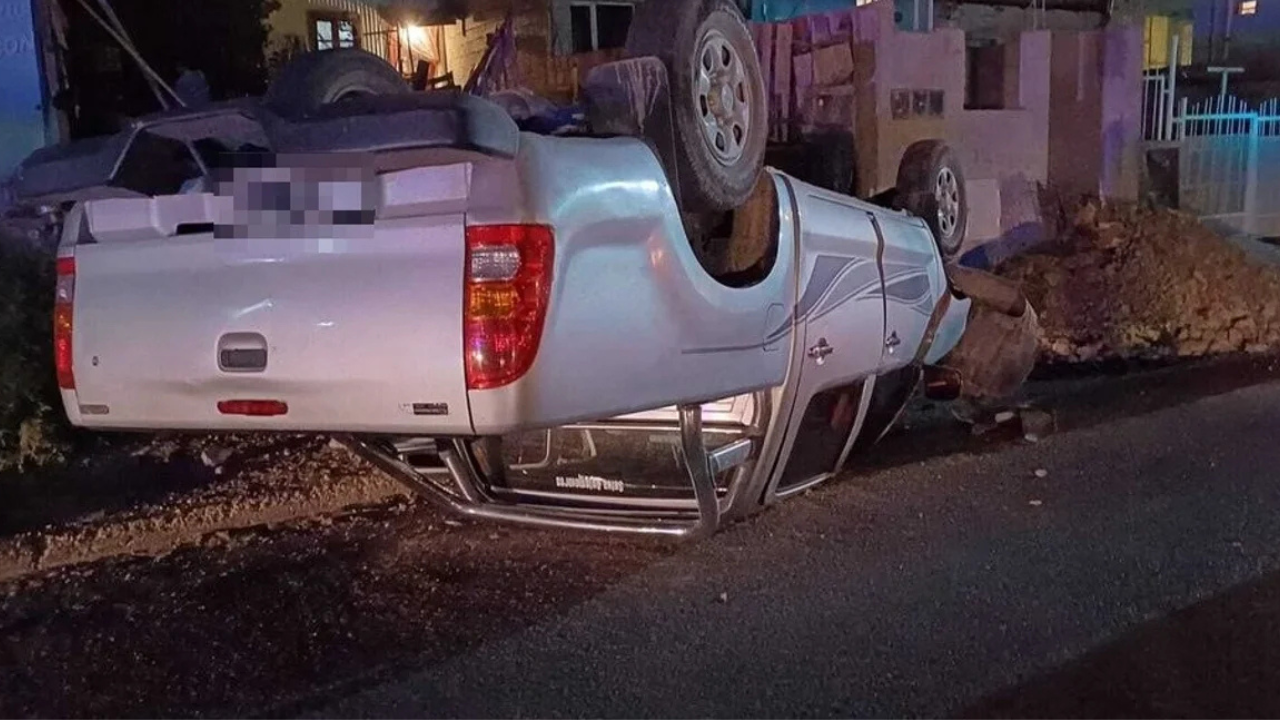 Ocurrió en horas de la madrugada de este viernes en la zona norte de Comodoro Rivadavia. Una ambulancia llegó hasta el lugar en forma preventiva.