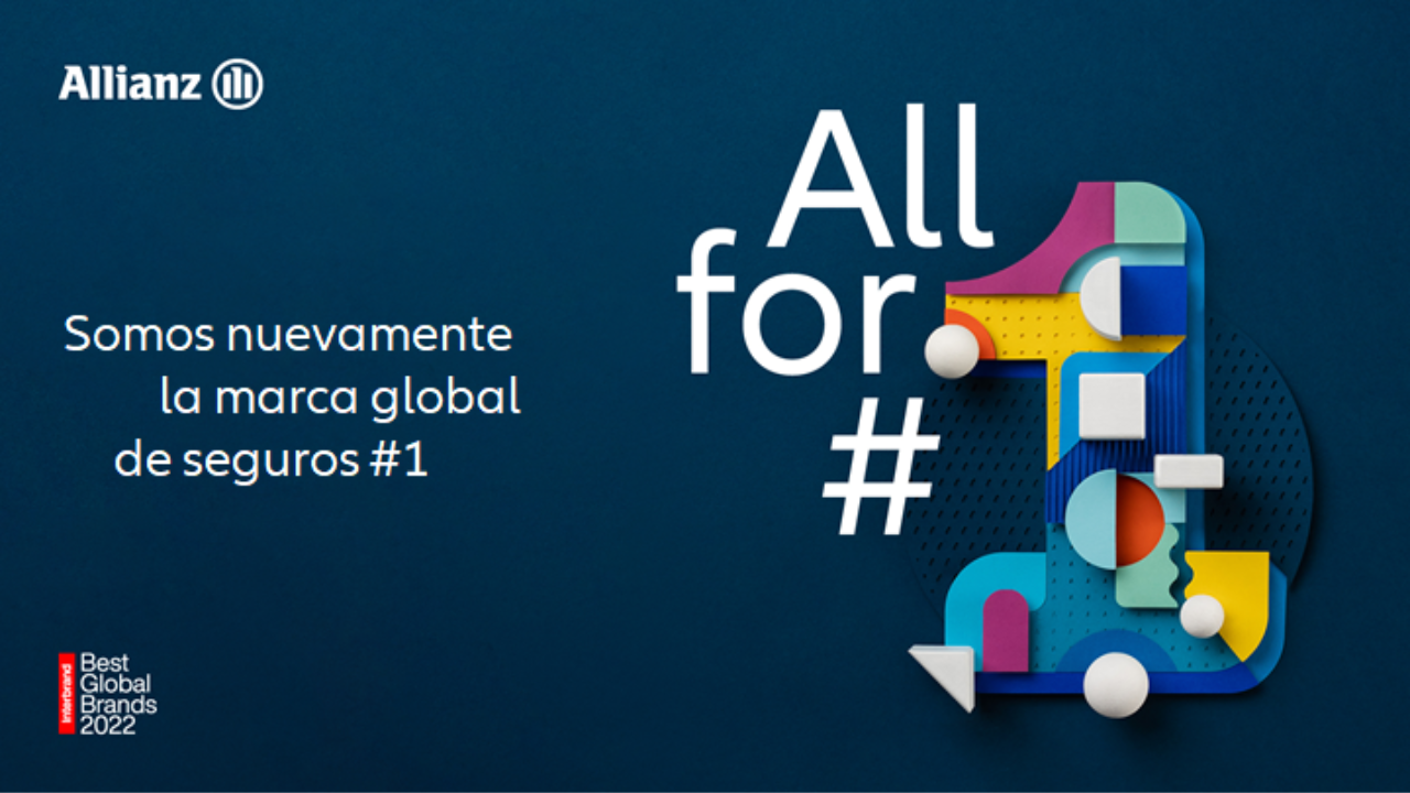 Por cuarto año consecutivo, Allianz es elegida como la marca de seguros #1 del mundo, de acuerdo con el ranking "Best Global Brands" elaborado por Interbrand...