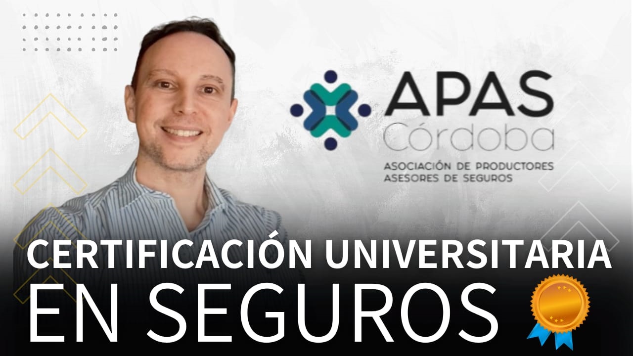 Conversamos con Diego Marshall, Coordinador Académico de  Apas Córdoba y Director de la Certificación Universitaria en Seguros de APAS Córdoba y la Universidad Nacional de Villa María para conocer los detalles de la misma