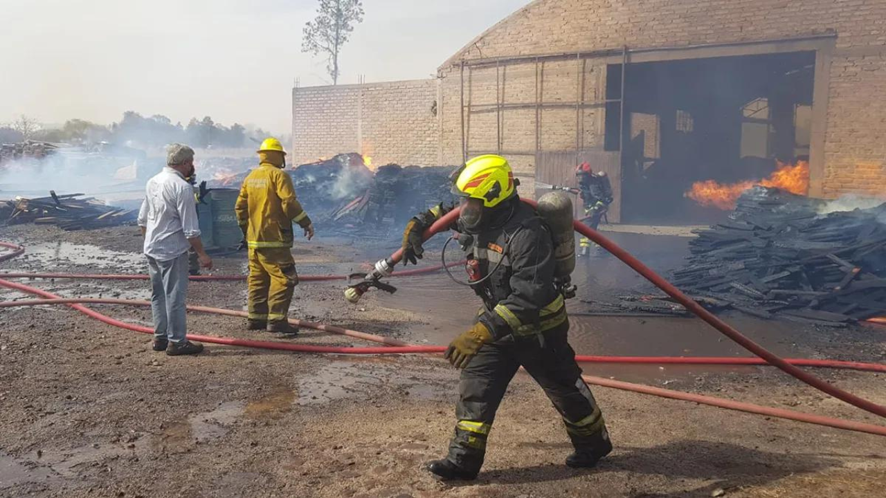 Las llamas se habrían iniciado en la ruta A005 y pasaron al predio de la familia Bajda. El fuego cruzó Buteler e ingresó al predio de un hotel. Hubo temor de que se propagara a otras viviendas. En 2013 hubo un foco similar.