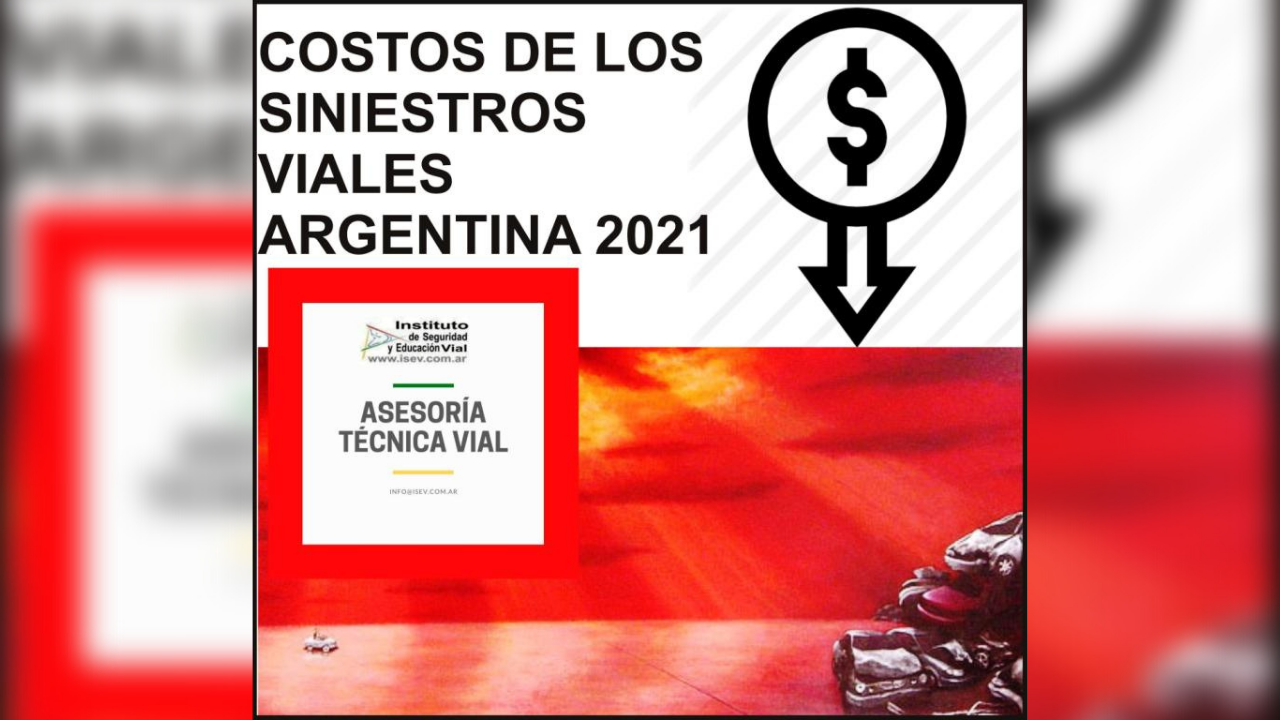 8.350 millones de U$S fue el COSTO DE LOS SINIESTROS VIALES GRAVES en el año 2021...