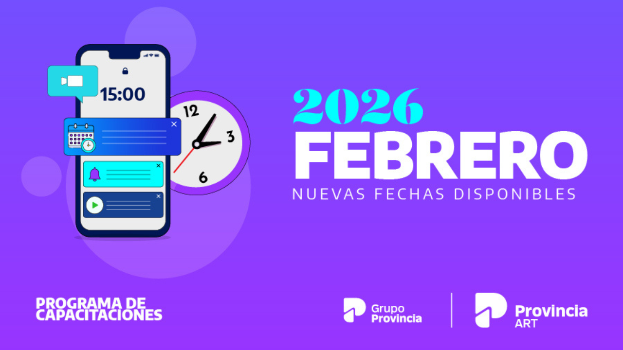 La aseguradora de riesgos de Grupo Provincia confirmó su cronograma de cursos gratuitos para el segundo mes del año.