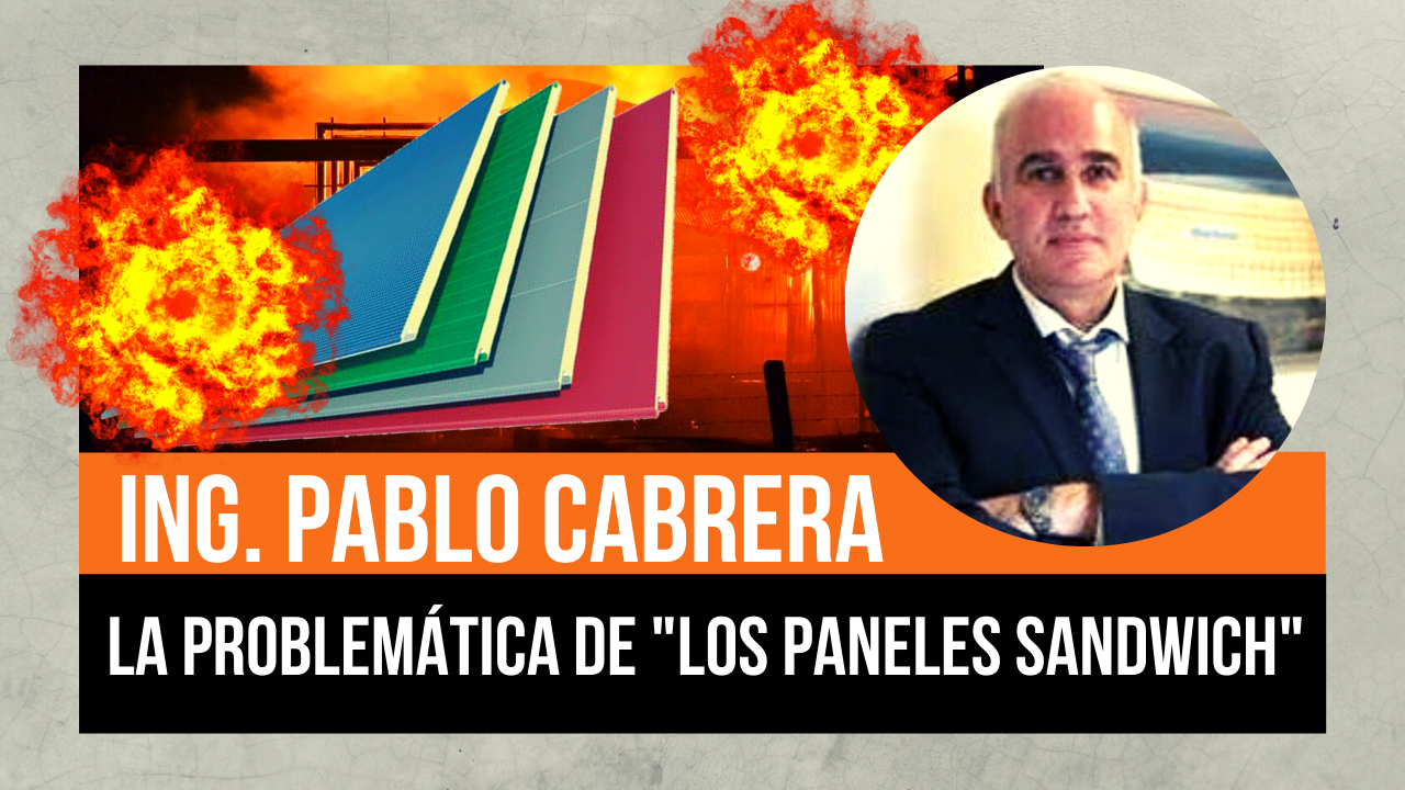 El Ing. Pablo Cabrera, de Allianz Argentina, nos habló de la problemática que plantea la cada vez mayor utilización de los "paneles sandwich".
.