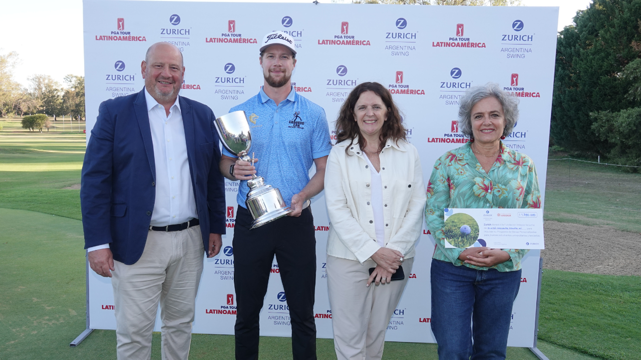 El golfista sueco fue quien más puntos sumó durante los cuatro torneos que forman parte del PGA Tour Latinoamérica en Argentina...