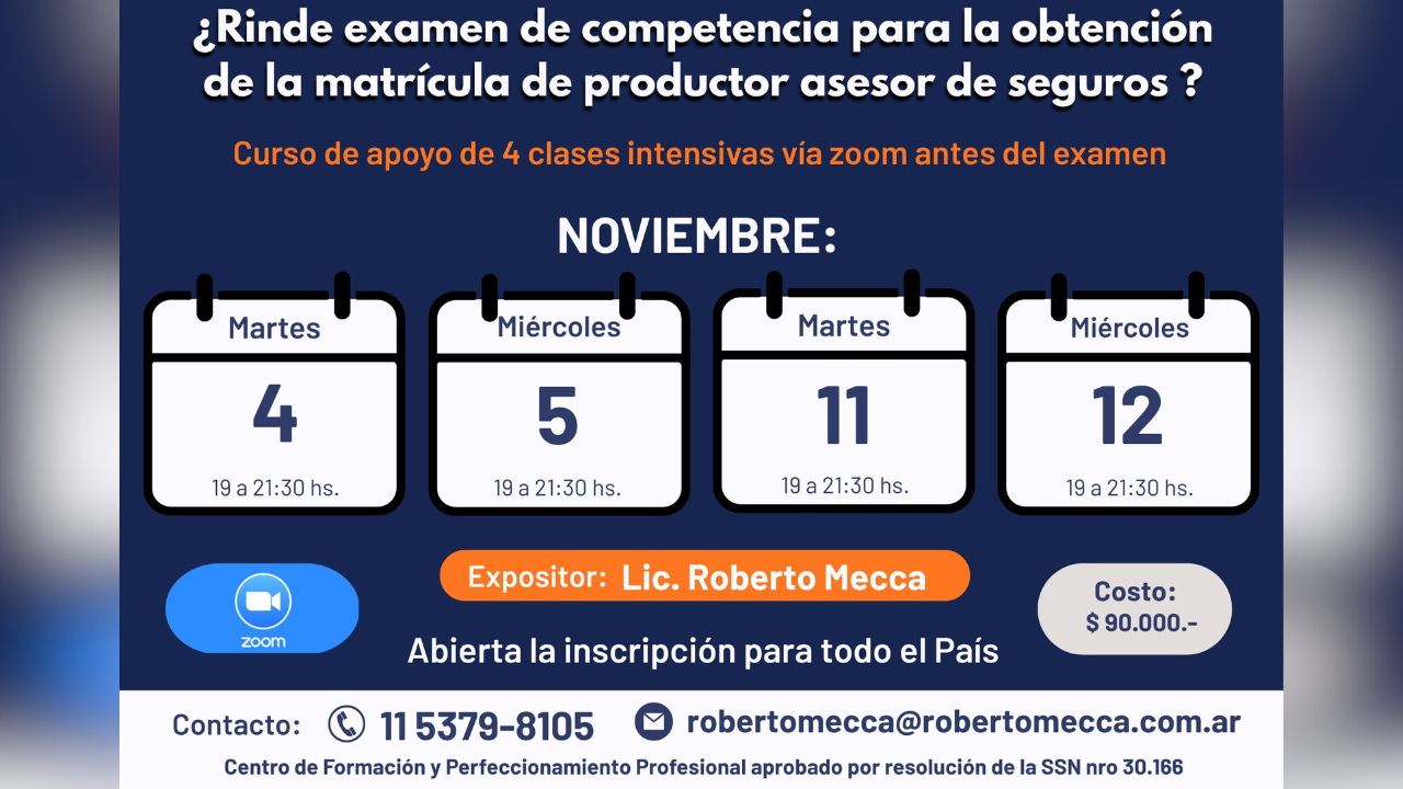 Se trata de tres propuestas diferentes: Una de apoyo intensivo, el otro es el clásico de aspirantes y el último es el de capacitación continuada que se repetirá hasta diciembre.