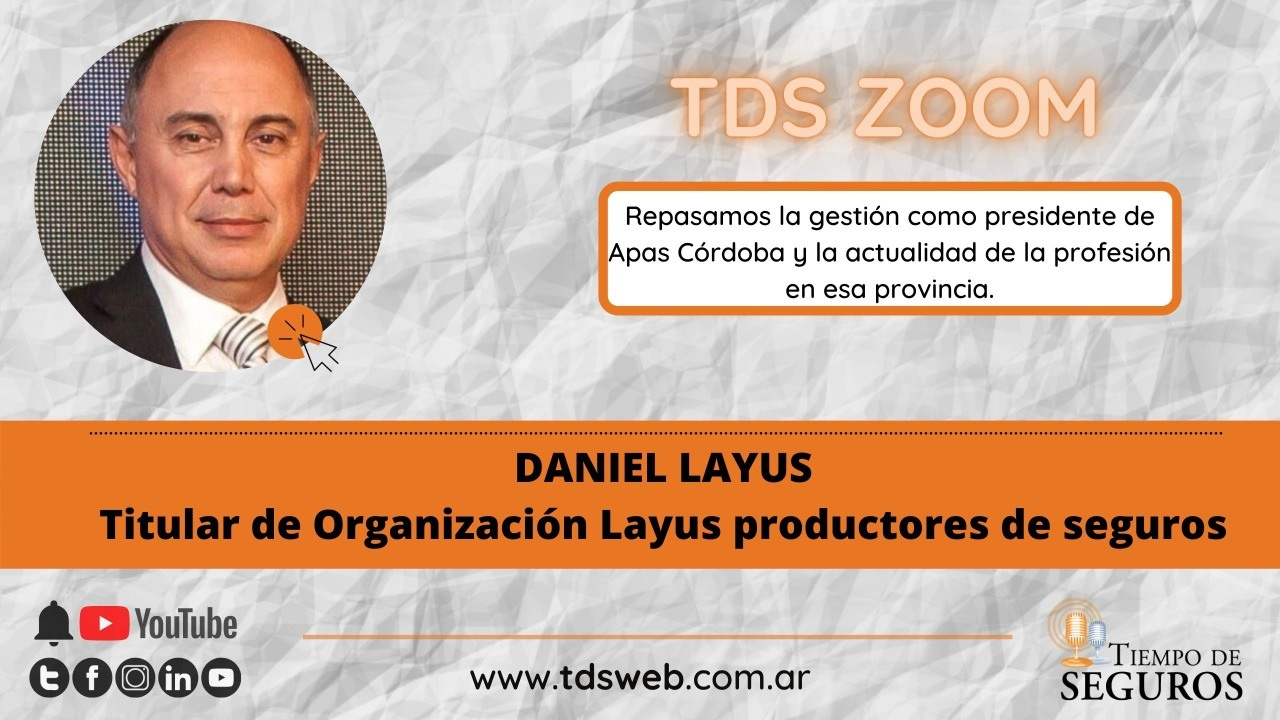 Una extensa charla con Daniel Layús, titular de Organización Layús productores de seguros y además Presidente de Apas Córdoba (mandato cumplido). En la misma repasamos lo actuado al frente de la entidad que nuclea a mas de 2500 productores de esa provincia, los logros y beneficios que se han conseguido para los asociados y sobre la actualidad del seguro en la provincia mediterránea.