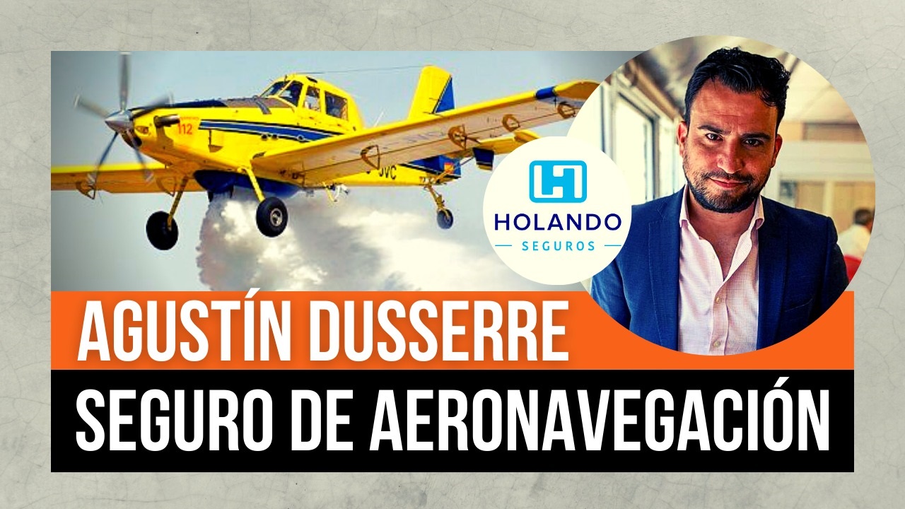 Un accidente ocasionado por una #avioneta que realizaba acrobacias nos sirve para abordar el tema del aseguramiento de esta clase de unidades. Conversamos con Agustín Dusserre, Jefe de Aeronavegación de La Holando Seguros.