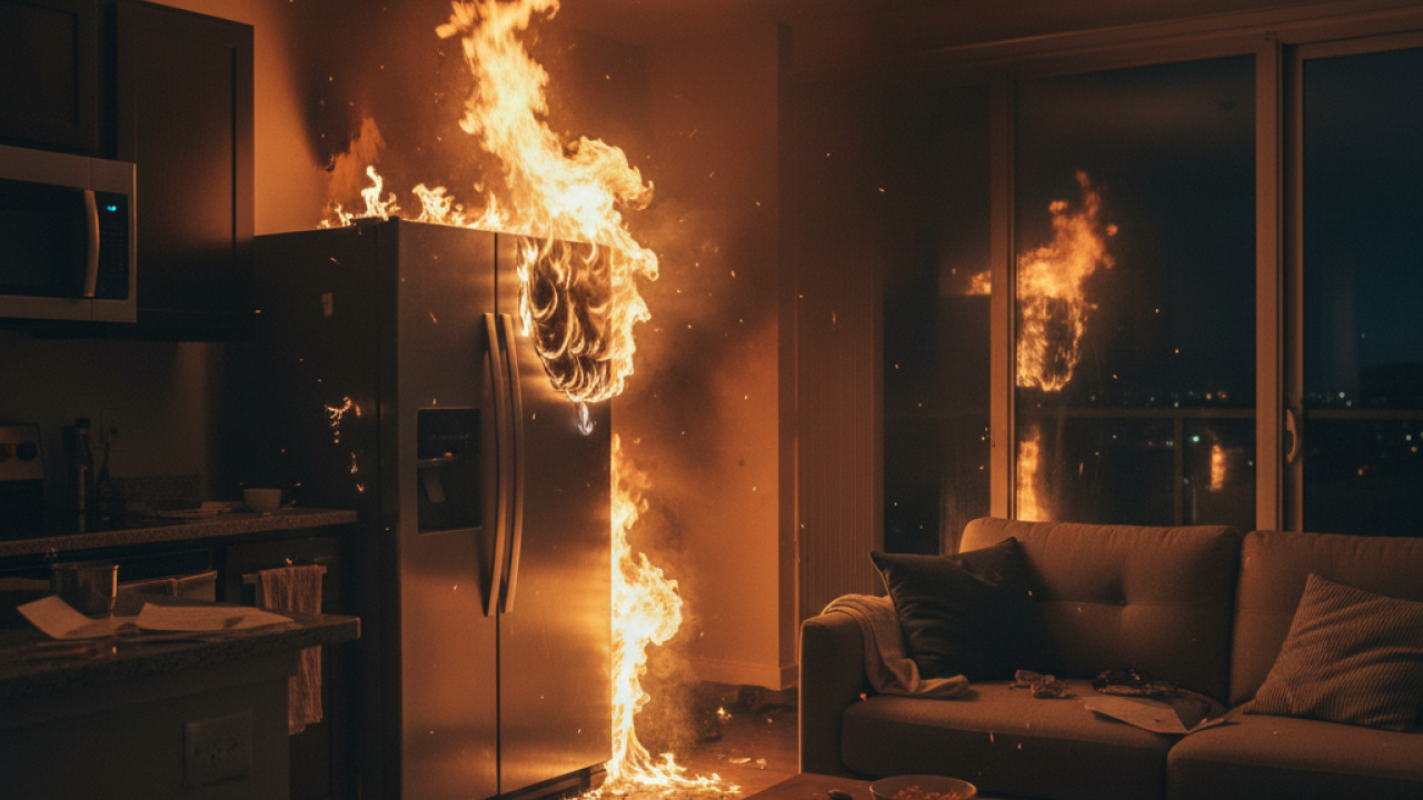 La Cámara Civil confirmó que Coto, Electrolux, un arquitecto y una constructora deberán indemnizar a una mujer por el incendio de un departamento a estrenar. El siniestro ocurrió apenas unas horas después de que la propietaria conectara su heladera nueva.