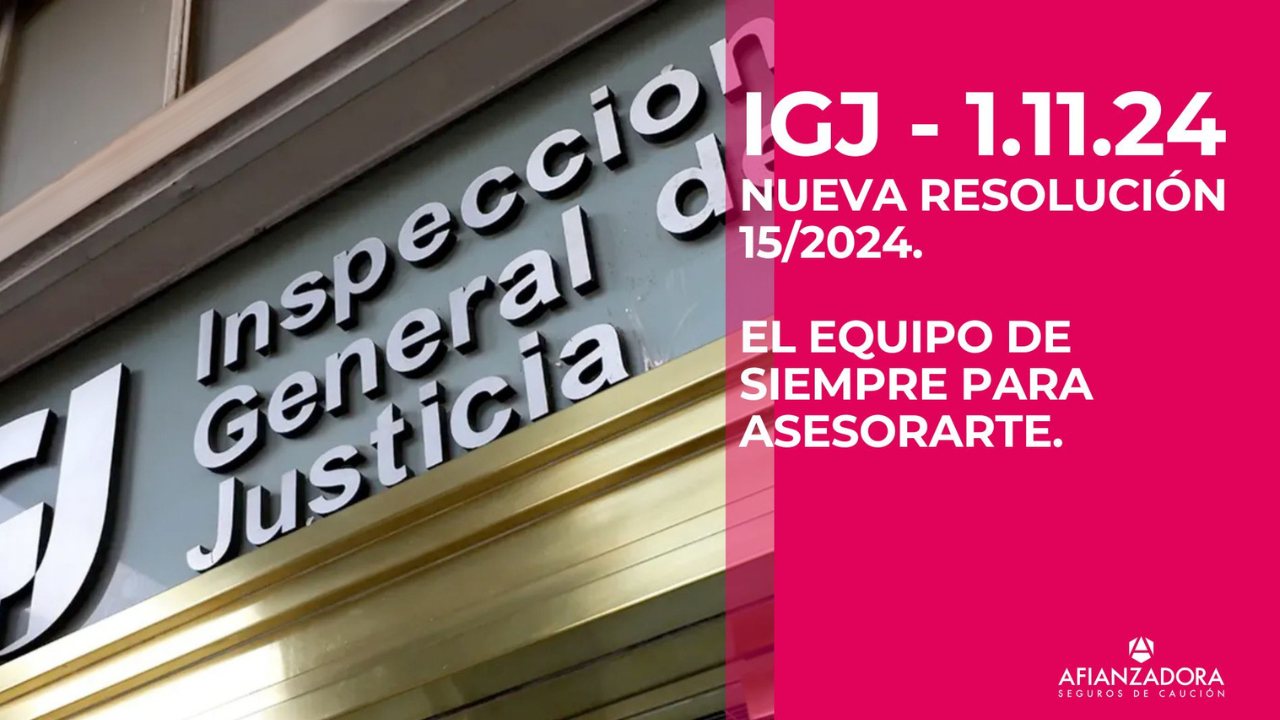 Desde el día 1 de noviembre, rige el nuevo marco normativo para dichas pólizas, por lo cual, la compañía ya se encuentra lista para responder a las nuevas exigencias de la IGJ.