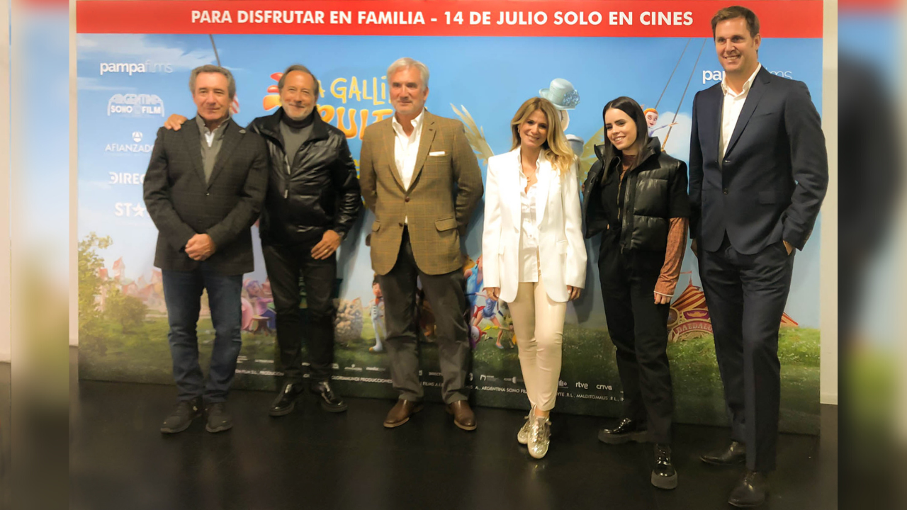 El pasado jueves 14 de julio, Gustavo Krieger y Mariano Nimo, presidente y CEO de Afianzadora, estuvieron presentes en el estreno de La Gallina Turuleca...