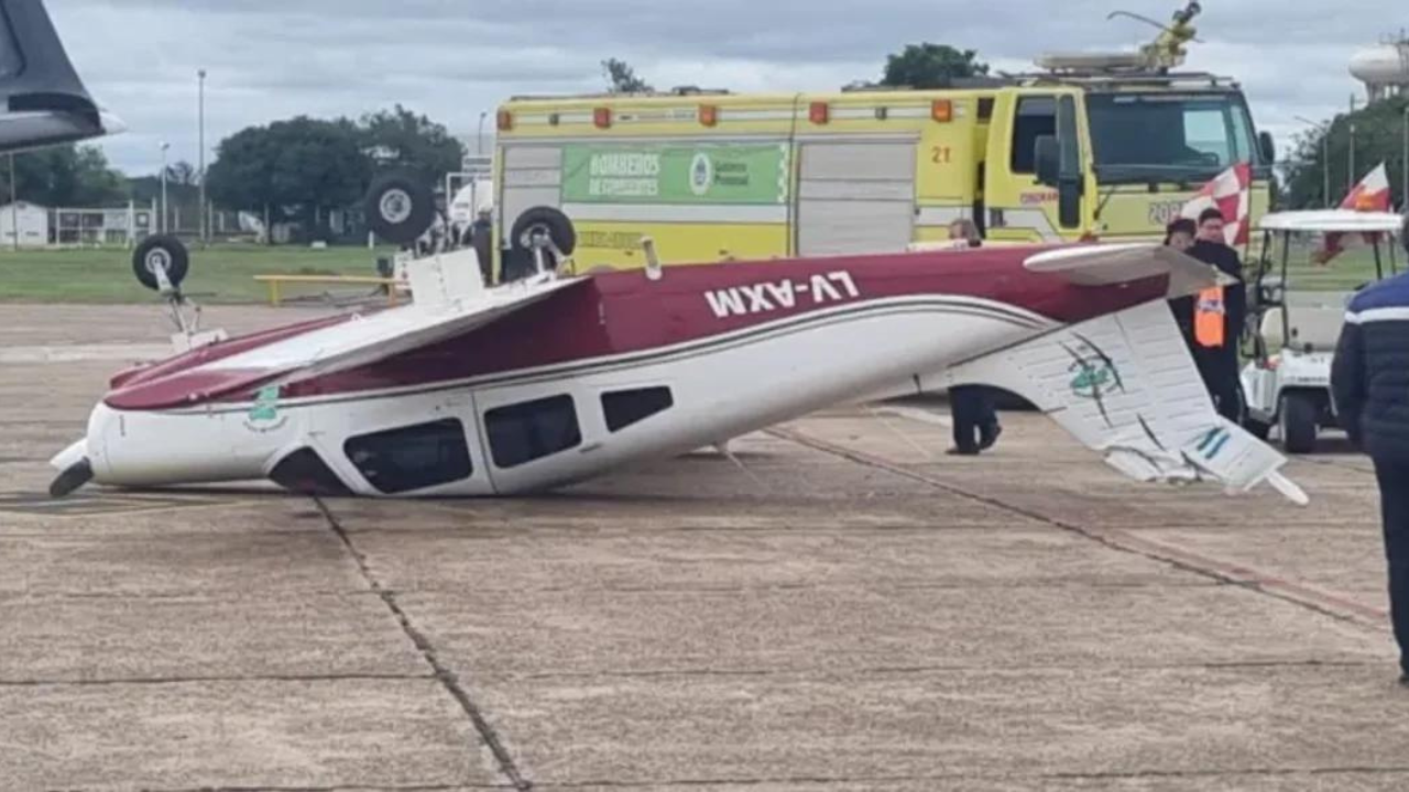 El hecho sucedió este viernes por la tarde y tuvo como involucrados a la unidad de una reconocida aerolínea Low Cost, y una avioneta.