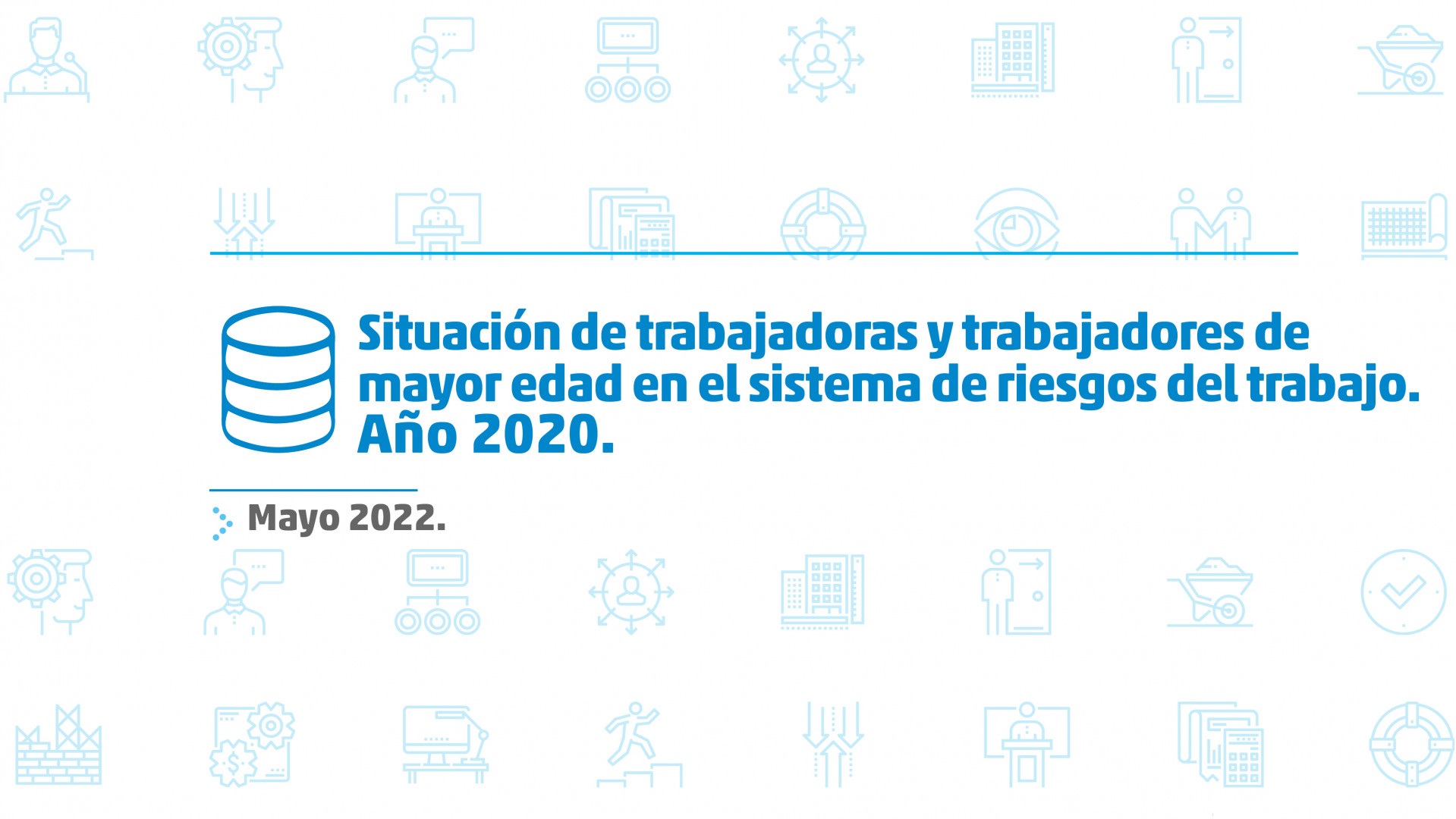 El Departamento de Estudios Estadísticos de la Superintendencia de Riesgos del trabajo (SRT) publicó el informe anual sobre la situación de trabajadores de mayor edaden el Sistema de Riesgos del Trabajo correspondiente a 2020.