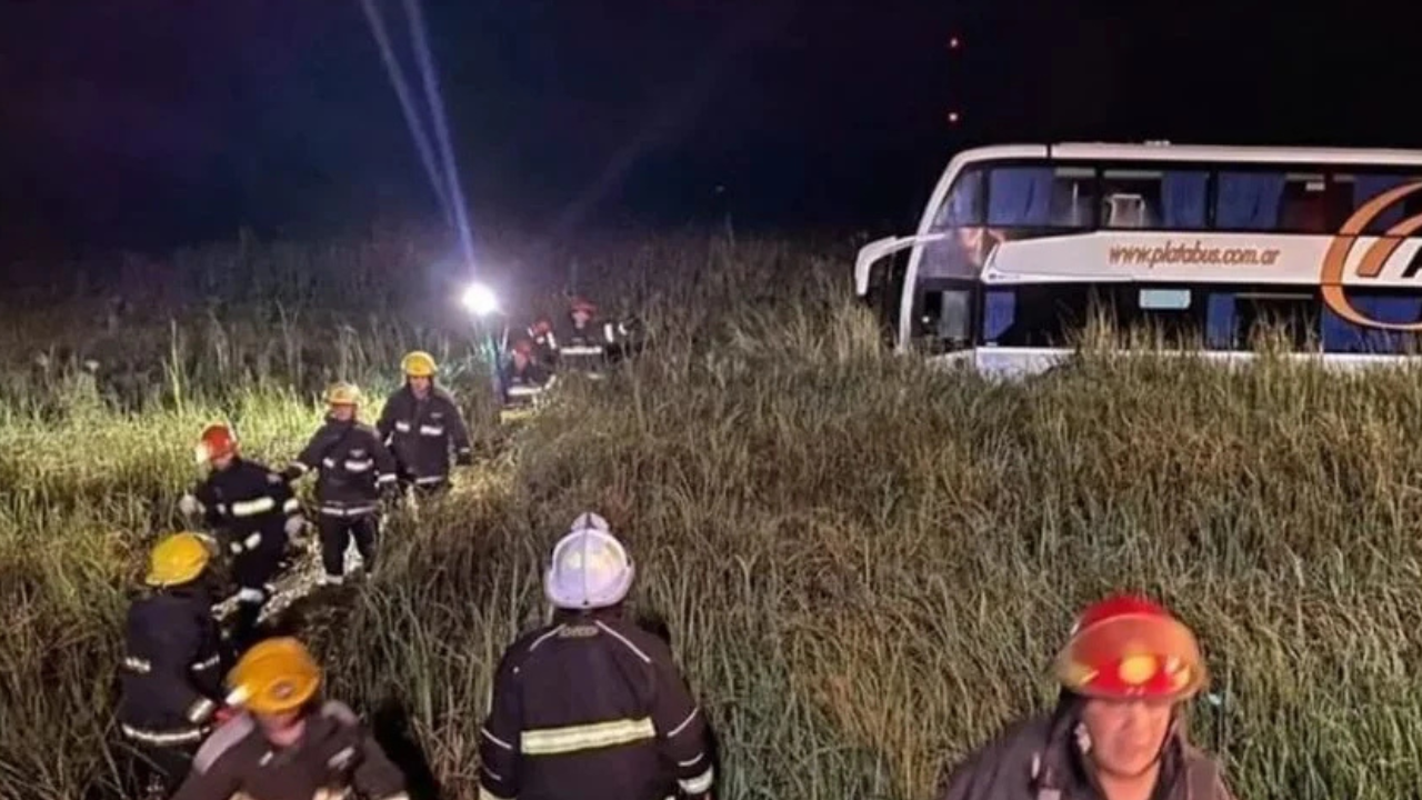 El chofer de un micro de larga distancia se descompensó, perdió el control del rodado y murió cuando viajaba con rumbo a Mar del Plata. El hecho sucedió a la altura de la localidad de Castelli.