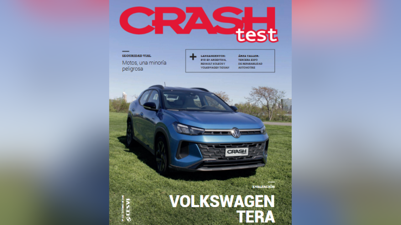 Descargate la última edición de Crash Test y conocé todas las novedades del mundo automotriz y la seguridad vial.