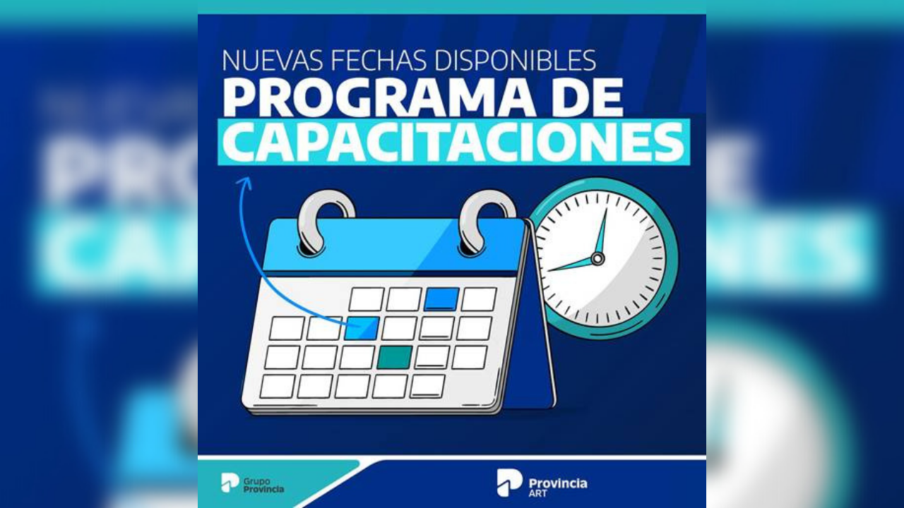 Provincia ART confirmó su cronograma de capacitaciones para el cuarto mes del año, en el que se celebra el Día Nacional de la Higiene y Seguridad en el Trabajo...