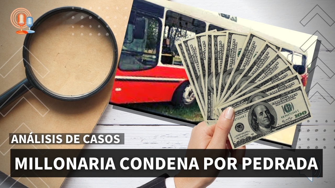 En un reciente fallo la Justicia Civil condenó a indemnizar en más de $ 30 millones a un menor que sufrió el impacto de una piedra cuando viajaba con una colonia de vacaciones en un micro. La condena abarcó al micro, su aseguradora, al club y a la autopista. Analizaremos los interesantes (y también polémicos) argumentos del veredicto...