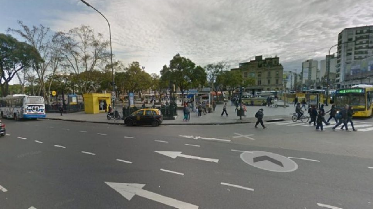 Ocurrió el domingo por la mañana en Plaza Miserere, en la intersección de las avenidas Pueyrredón y Rivadavia.