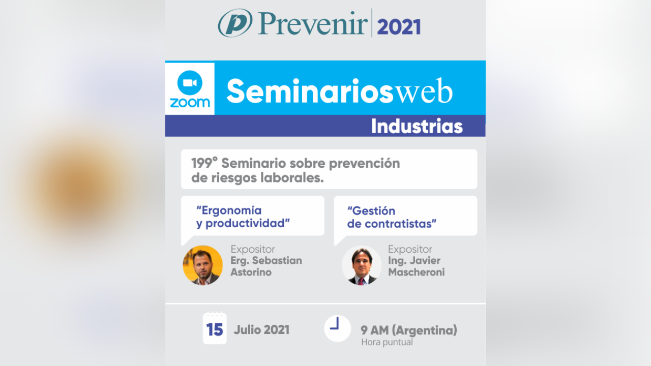 Abierto y gratuito. Cupos limitados. Se entregan certificados. Fecha: 15 Julio 2021 9:00 AM (Argentina) Hora puntual.