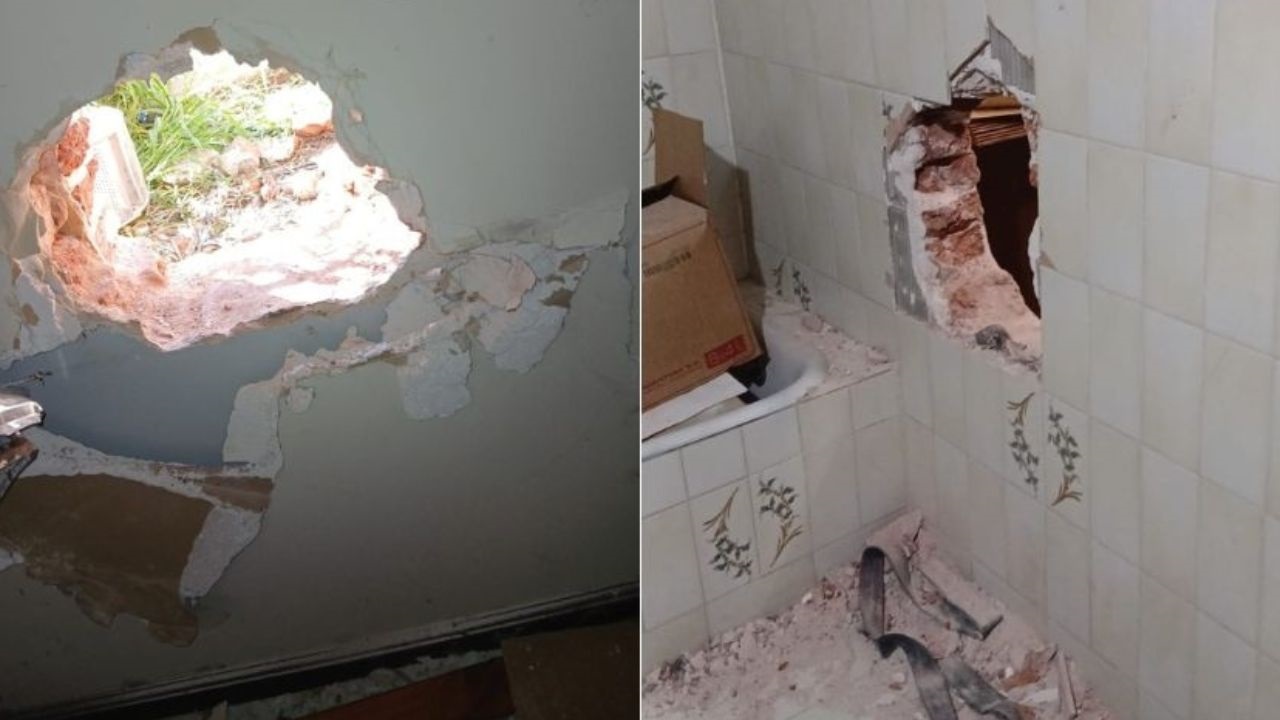 Un hombre de 78 años denunció que delincuentes ingresaron a su oficina tras realizar orificios en las paredes. Se llevaron una suma aproximada de 45.000 dólares y una cantidad no especificada de euros.