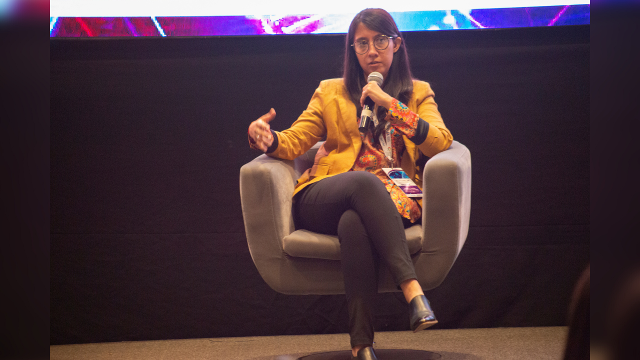 Belén Gómez (RUS) junto a conferencistas de Bolivia, México, Colombia y Estados Unidos...