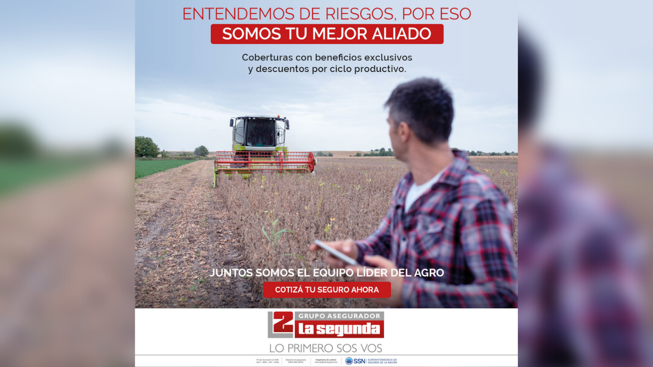 El Grupo Asegurador La Segunda fue la compañía más elegida por los productores agropecuarios. Lidera el ranking de empresas con mayor volumen de primas...