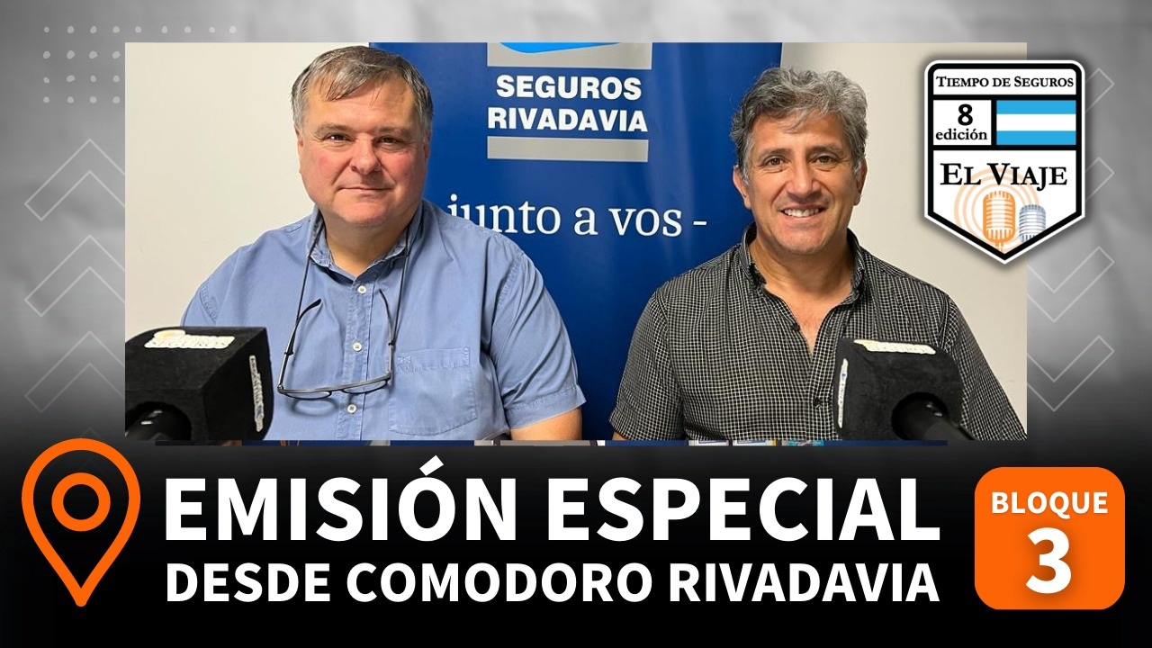 PROGRAMA ESPECIAL EN VIVO DESDE COMODORO RIVADAVIA:  En la que fue nuestra emisión N° 82 desde interior, transmitimos el programa desde el Centro de Atención que Seguros Rivadavia tiene en esta ciudad.
Junto a Belén Olivares, responsable de la agencia y productores invitados, conocimos mas de la presencia de la aseguradora en la región, la red de productores con la que operan, la zona que abarcan, las principales problemáticas que afrontan a diario, los siniestros y el estado de la conciencia aseguradora.