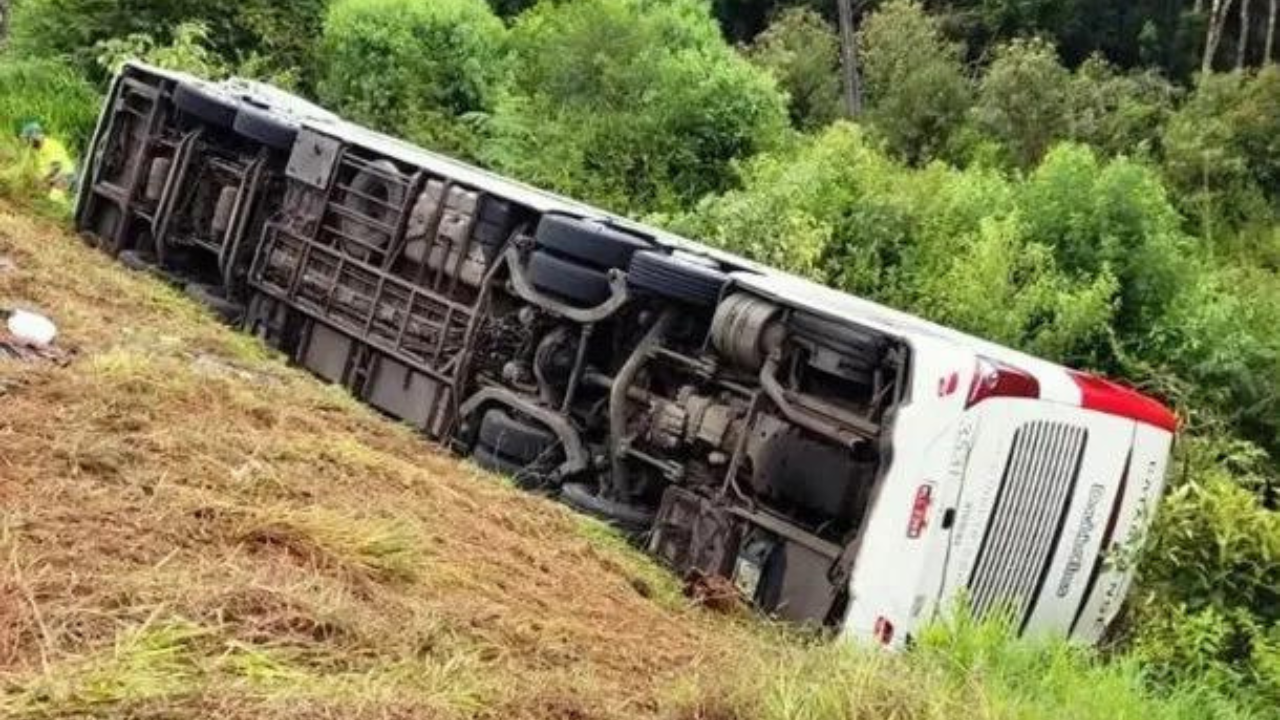 El micro se dirigía desde Florianópolis a Foz de Iguazú. Otras dos personas también perdieron la vida, mientras que una veintena resultó herida.