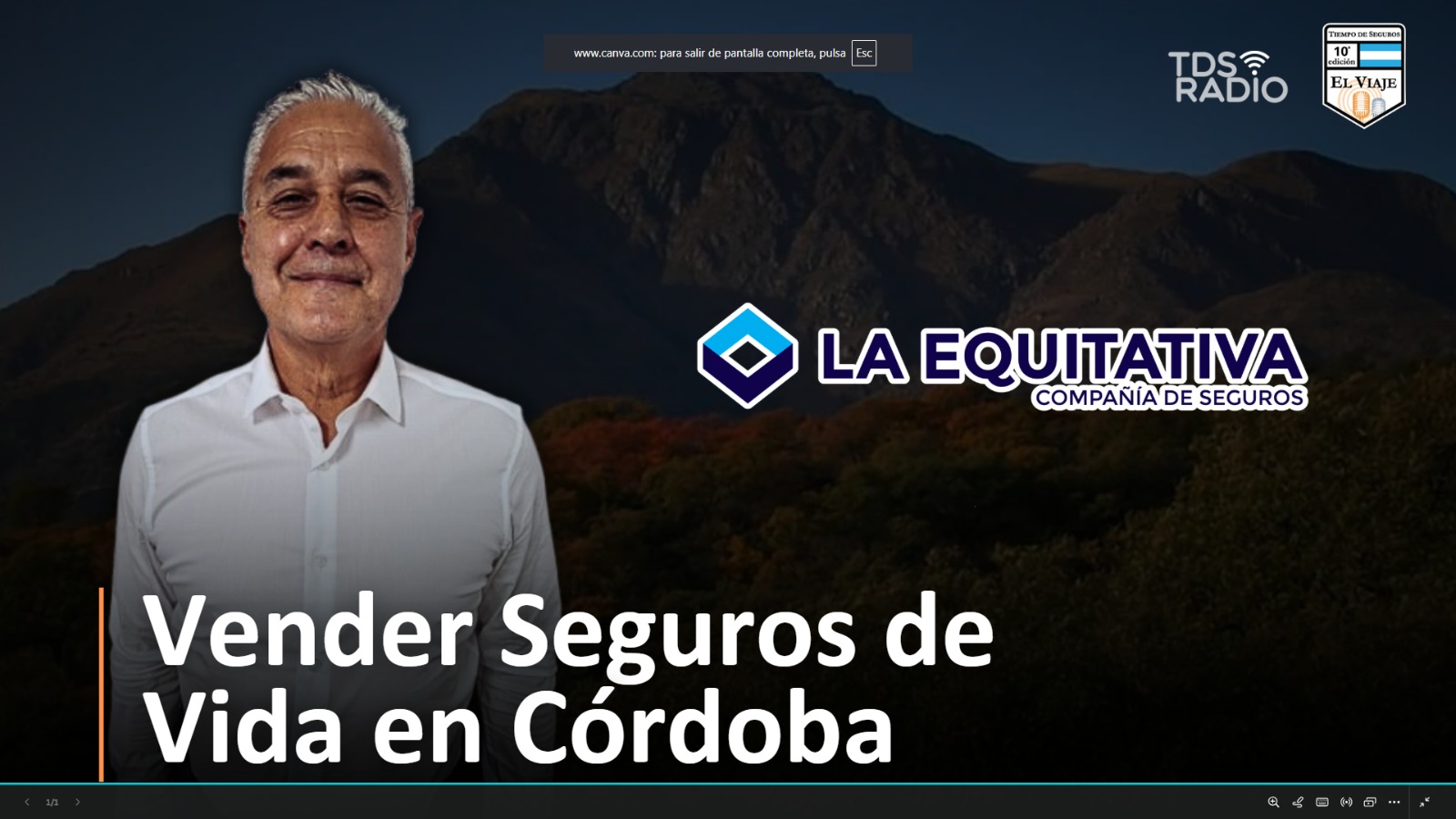 En una de nuestras últimas notas realizadas en este paso de la 10° edición de "El Viaje de Tiempo de Seguros" por la ciudad de Córdoba nos llegamos hasta las oficinas del colega Luis Quevedo, quien trabaja intentando impulsar los seguros de vida, operando con La Equitativa Seguros.